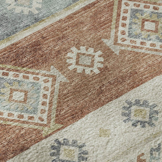 Piper Looms Mayfield Tribal Diamond AMF118 Desert Machine Washable Area Rug Swatch Image