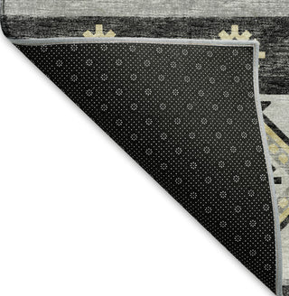 Piper Looms Mayfield Tribal Diamond AMF118 Gray Machine Washable Area Rug Backing Image