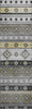 Piper Looms Mayfield Tribal Diamond AMF118 Gray Machine Washable Area Rug Runner Main Image
