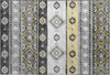 Piper Looms Mayfield Tribal Diamond AMF118 Gray Machine Washable Area Rug Scatter Main Image