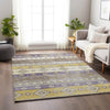Piper Looms Mayfield Tribal Diamond AMF118 Purple Machine Washable Area Rug Lifestyle Image Feature