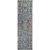 Piper Looms Mayfield Global AMF1181 Denim Machine Washable Area Rug Runner Main Image
