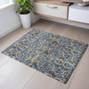 Piper Looms Mayfield Global AMF1181 Denim Machine Washable Area Rug Scatter Lifestyle Image Feature