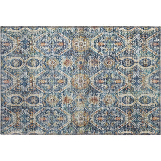 Piper Looms Mayfield Global AMF1181 Denim Machine Washable Area Rug Scatter Main Image