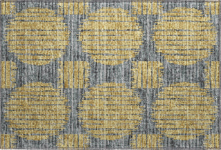 Piper Looms Mayfield Geometric Circles AMF119 Gilded Machine Washable Area Rug Scatter Main Image