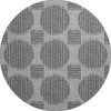 Piper Looms Mayfield Geometric Circles AMF119 Shadow Machine Washable Area Rug Round Main Image