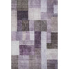 Piper Looms Mayfield Squares AMF1190 Eggplant Machine Washable Area Rug main image