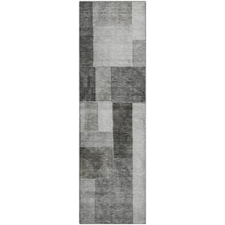 Piper Looms Mayfield Squares AMF1190 Pewter Machine Washable Area Rug Runner Main Image