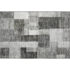 Piper Looms Mayfield Squares AMF1190 Pewter Machine Washable Area Rug Scatter Main Image