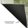 Piper Looms Mayfield Squares AMF1190 Sage Machine Washable Area Rug Backing Image