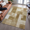 Piper Looms Mayfield Squares AMF1190 Terracotta Machine Washable Area Rug Lifestyle Image Feature