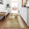 Piper Looms Mayfield Squares AMF1190 Terracotta Machine Washable Area Rug Runner Lifestyle Image Feature