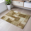 Piper Looms Mayfield Squares AMF1190 Terracotta Machine Washable Area Rug Scatter Lifestyle Image Feature