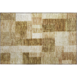 Piper Looms Mayfield Squares AMF1190 Terracotta Machine Washable Area Rug Scatter Main Image