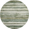 Piper Looms Mayfield Stripes AMF1191 Sage Machine Washable Area Rug Round Main Image