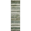 Piper Looms Mayfield Stripes AMF1191 Sage Machine Washable Area Rug Runner Main Image