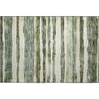 Piper Looms Mayfield Stripes AMF1191 Sage Machine Washable Area Rug Scatter Main Image