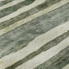 Piper Looms Mayfield Stripes AMF1191 Sage Machine Washable Area Rug Swatch Image