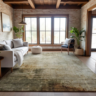 Piper Looms Mayfield Abstract AMF1193 Linen Machine Washable Area Rug Lifestyle Image Feature