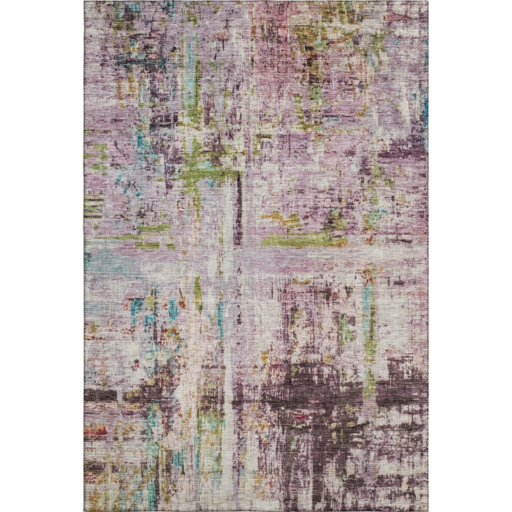 Piper Looms Mayfield Abstract AMF1194 Lavender Machine Washable Area Rug main image