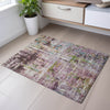 Piper Looms Mayfield Abstract AMF1194 Lavender Machine Washable Area Rug Scatter Lifestyle Image Feature