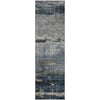 Piper Looms Mayfield Abstract AMF1195 Navy Machine Washable Area Rug Runner Main Image