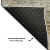 Piper Looms Mayfield Abstract AMF1197 Beige Machine Washable Area Rug Backing Image