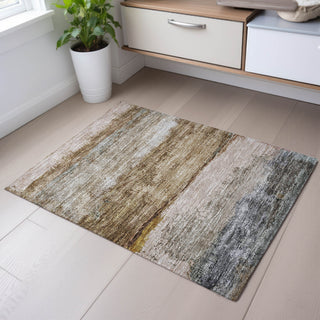 Piper Looms Mayfield Abstract AMF1197 Beige Machine Washable Area Rug Scatter Lifestyle Image Feature