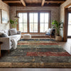 Piper Looms Mayfield Stripes AMF1198 Fern Machine Washable Area Rug Lifestyle Image Feature