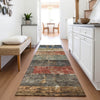 Piper Looms Mayfield Stripes AMF1198 Fern Machine Washable Area Rug Runner Lifestyle Image Feature