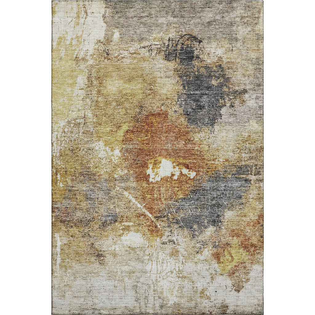 Piper Looms Mayfield Abstract AMF1199 Taupe Machine Washable Area Rug main image