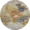 Piper Looms Mayfield Abstract AMF1199 Taupe Machine Washable Area Rug Round Main Image
