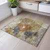 Piper Looms Mayfield Abstract AMF1199 Taupe Machine Washable Area Rug Scatter Lifestyle Image Feature