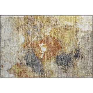 Piper Looms Mayfield Abstract AMF1199 Taupe Machine Washable Area Rug Scatter Main Image