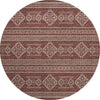 Piper Looms Mayfield Tribal Diamond AMF120 Canyon Machine Washable Area Rug Round Main Image