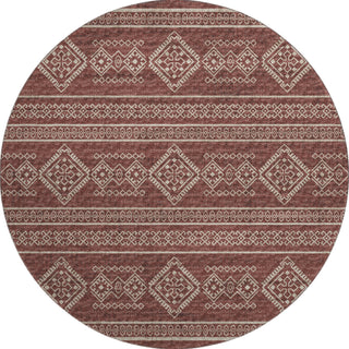 Piper Looms Mayfield Tribal Diamond AMF120 Canyon Machine Washable Area Rug Round Main Image