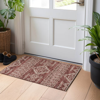 Piper Looms Mayfield Tribal Diamond AMF120 Canyon Machine Washable Area Rug Scatter Lifestyle Image Feature