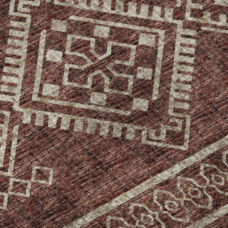 Piper Looms Mayfield Tribal Diamond AMF120 Canyon Machine Washable Area Rug Swatch Image