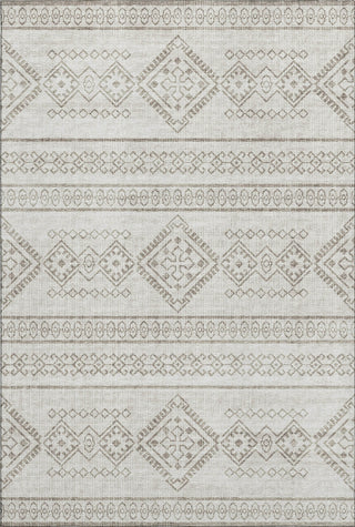 Piper Looms Mayfield Tribal Diamond AMF120 Taupe Machine Washable Area Rug main image
