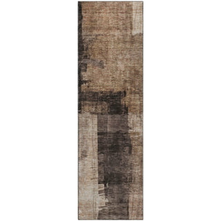 Piper Looms Mayfield Abstract AMF1202 Brown Machine Washable Area Rug Runner Main Image