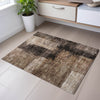 Piper Looms Mayfield Abstract AMF1202 Brown Machine Washable Area Rug Scatter Lifestyle Image Feature