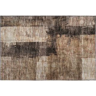 Piper Looms Mayfield Abstract AMF1202 Brown Machine Washable Area Rug Scatter Main Image