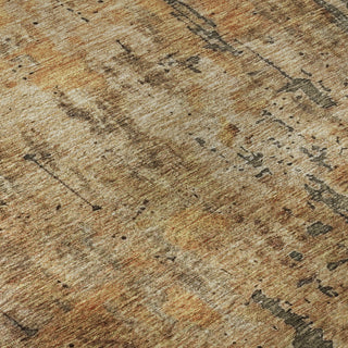 Piper Looms Mayfield Abstract AMF1203 Copper Machine Washable Area Rug Swatch Image