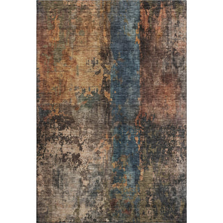 Piper Looms Mayfield Abstract AMF1204 Blue Machine Washable Area Rug main image
