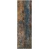Piper Looms Mayfield Abstract AMF1204 Blue Machine Washable Area Rug Runner Main Image