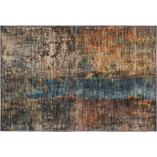 Piper Looms Mayfield Abstract AMF1204 Blue Machine Washable Area Rug Scatter Main Image