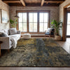 Piper Looms Mayfield Stripes AMF1204 Gray Machine Washable Area Rug Lifestyle Image Feature