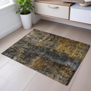 Piper Looms Mayfield Stripes AMF1204 Gray Machine Washable Area Rug Scatter Lifestyle Image Feature