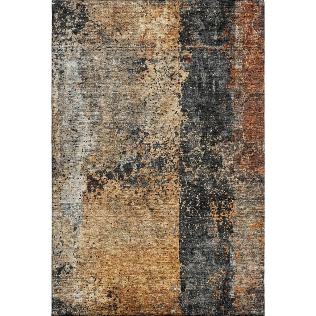 Piper Looms Mayfield Abstract AMF1205 Copper Machine Washable Area Rug main image
