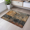 Piper Looms Mayfield Abstract AMF1205 Copper Machine Washable Area Rug Scatter Lifestyle Image Feature